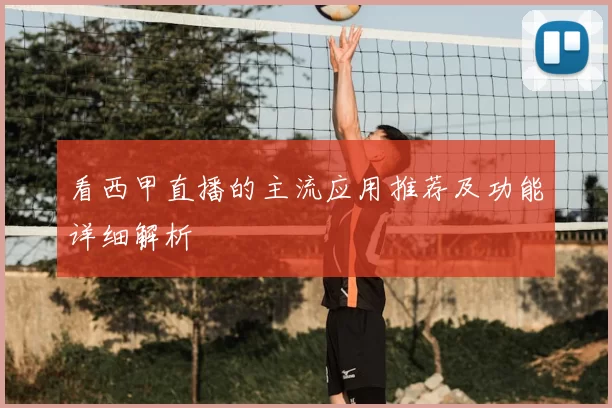 看西甲直播的主流应用推荐及功能详细解析