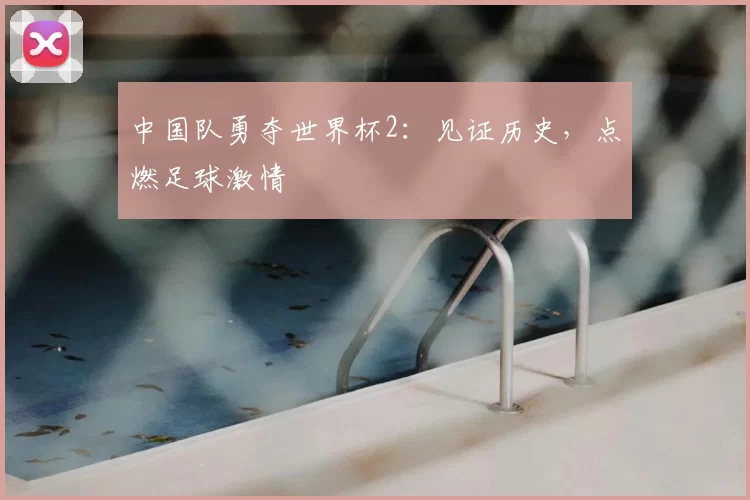 中国队勇夺世界杯2:见证历史,点燃足球激情